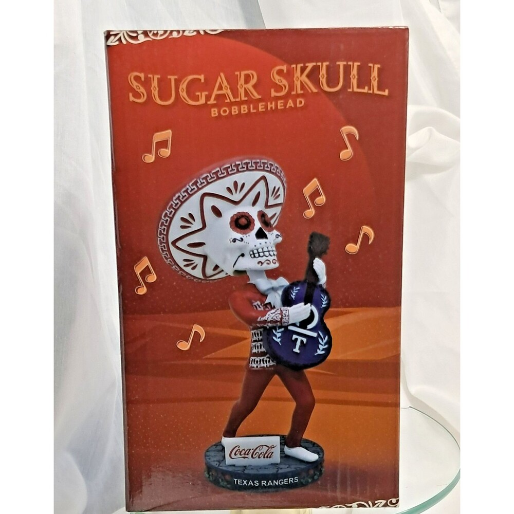 New Sugar Skull Bobblehead Texas Rangers Mariachi Mexican Heritage SGA 09/20/25